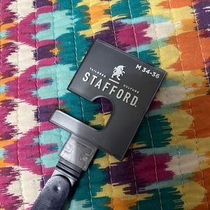 Stafford mens black belt